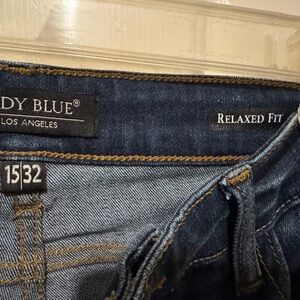Judy Blue Boyfriend Jeans - Deep Blue